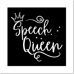 Speech Therapist, Speech Queen, Speech language pathologist, Speech path Posters and Art